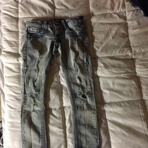Ripped jeans from reign, slightly used.